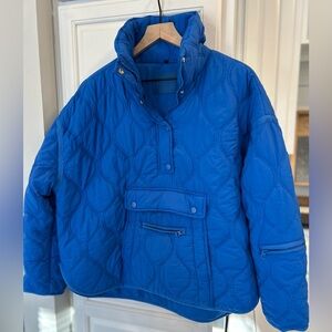 Blank NYC Vibrant Blue Quilted Jacket